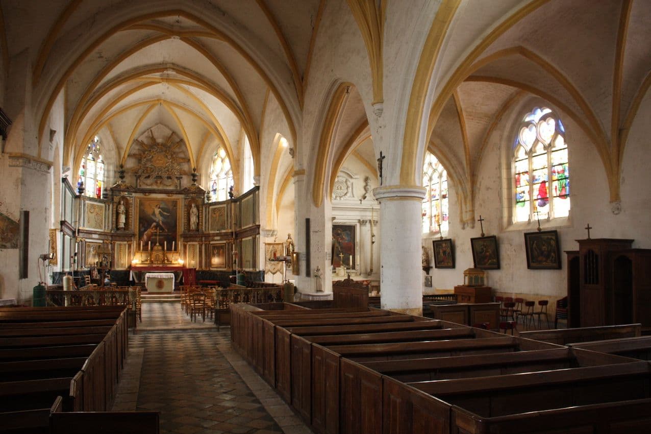 Cour-sur-Loire - Église Saint-Vincent Sainte-Radegonde